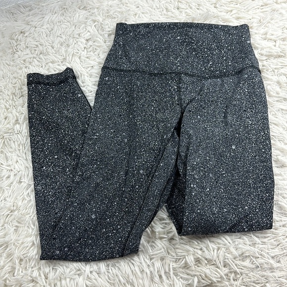 Lululemon Align Pant II *25" Luminesce Splatter Ice Grey Black - Picture 1 of 5